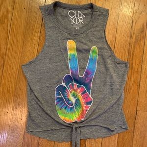 Chaser peace sign tank